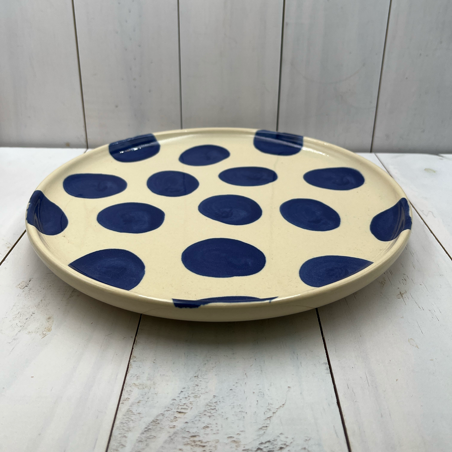 Ceramics Dĩa tròn Western 25cm POLKADOTS